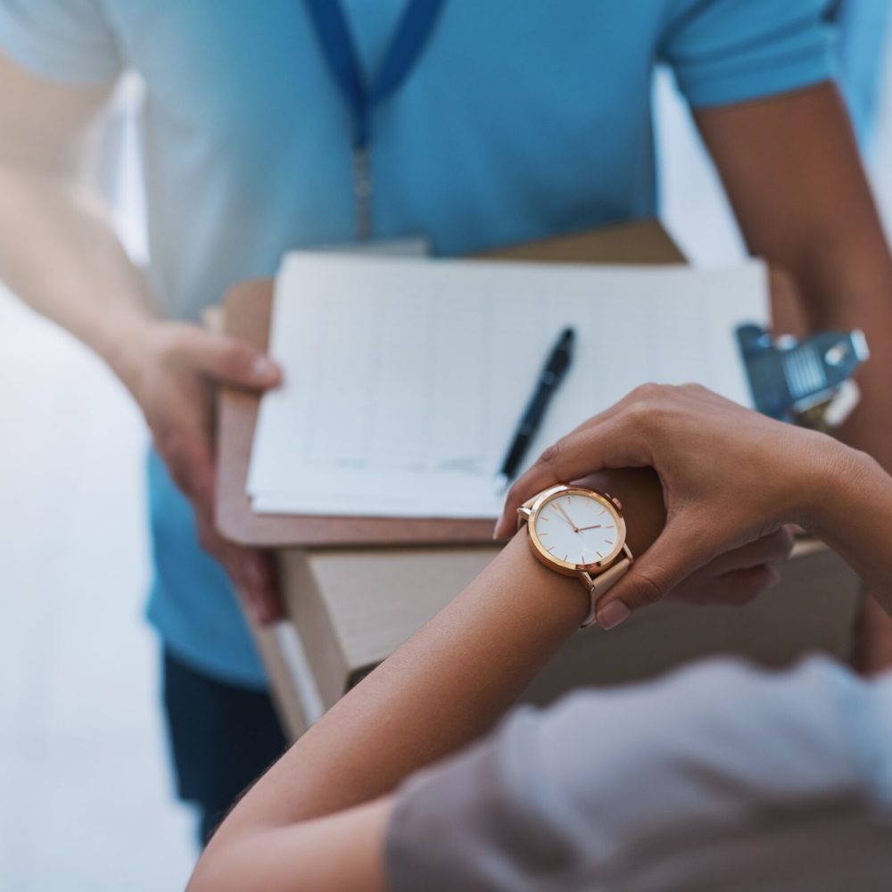 Ive,Been,Expecting,This,Package.,Cropped,Shot,Of,An,Unidentifiable